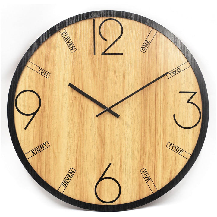 Toki Evelyn Chic Wooden Wall Clock 60cm 23069 3