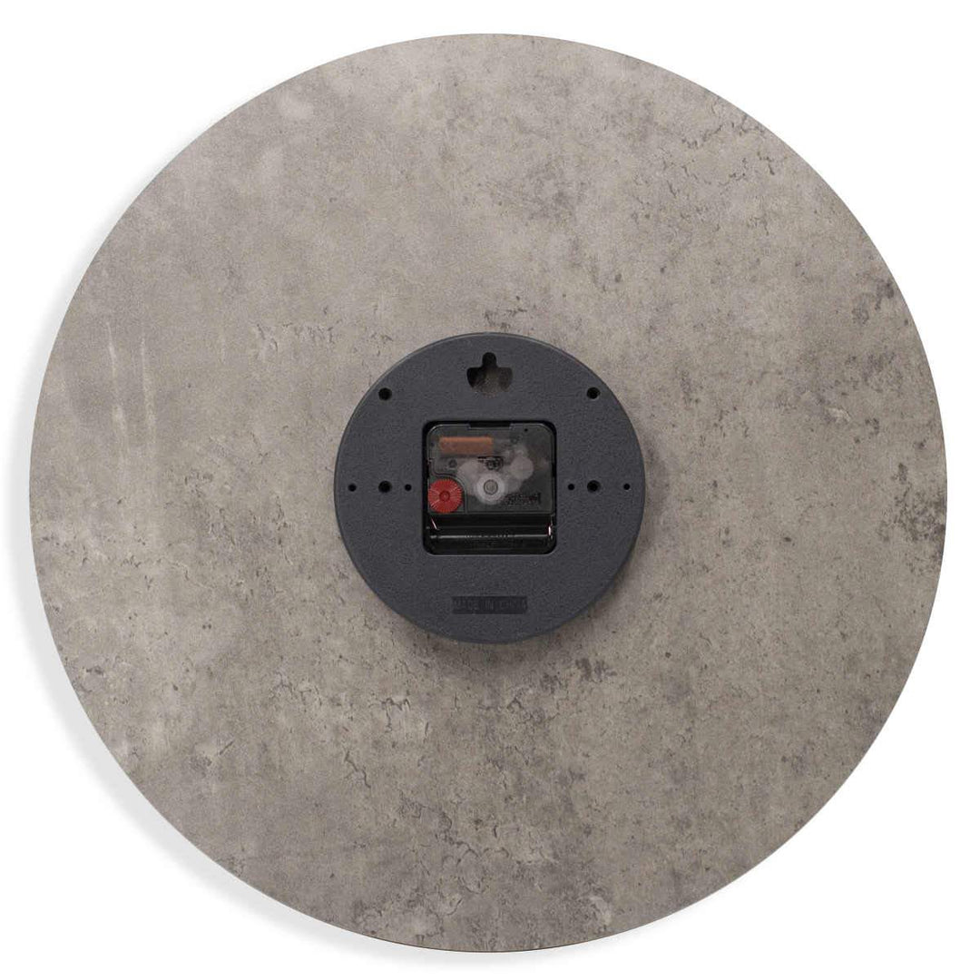 Toki Jordan Charcoal Grey Debossed Wall Clock 40cm 23030 3