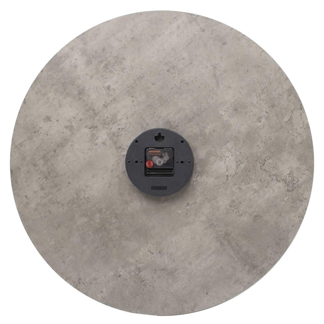 Toki Jordan Charcoal Grey Debossed Wall Clock 60cm 23031 3