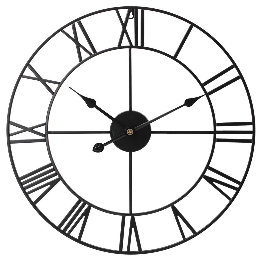 Toki Karl Skeleton Metal Wall Clock 60cm 23007 1