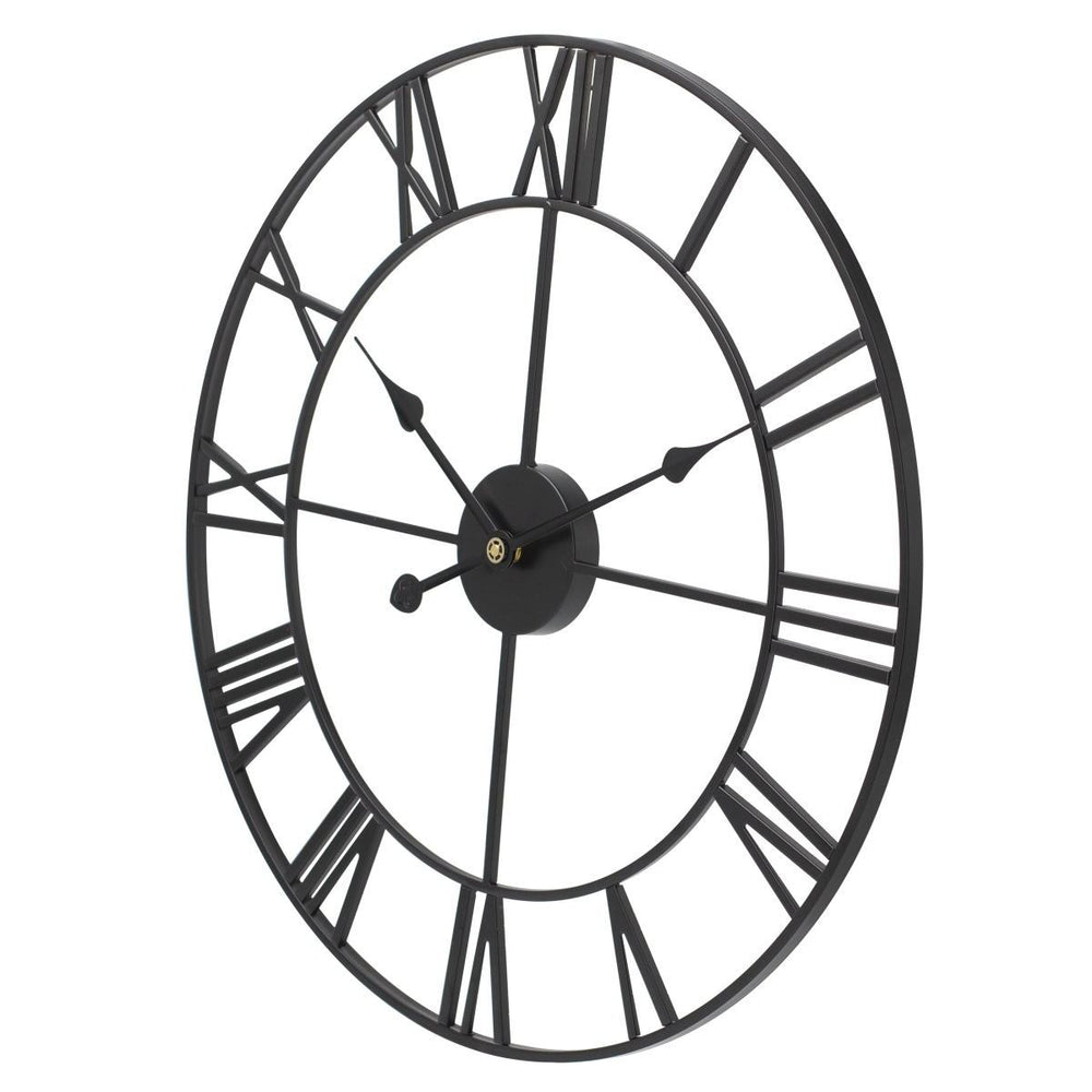 Toki Karl Skeleton Metal Wall Clock 60cm 23007 2