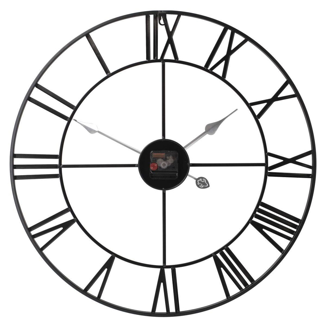 Toki Karl Skeleton Metal Wall Clock 60cm 23007 3