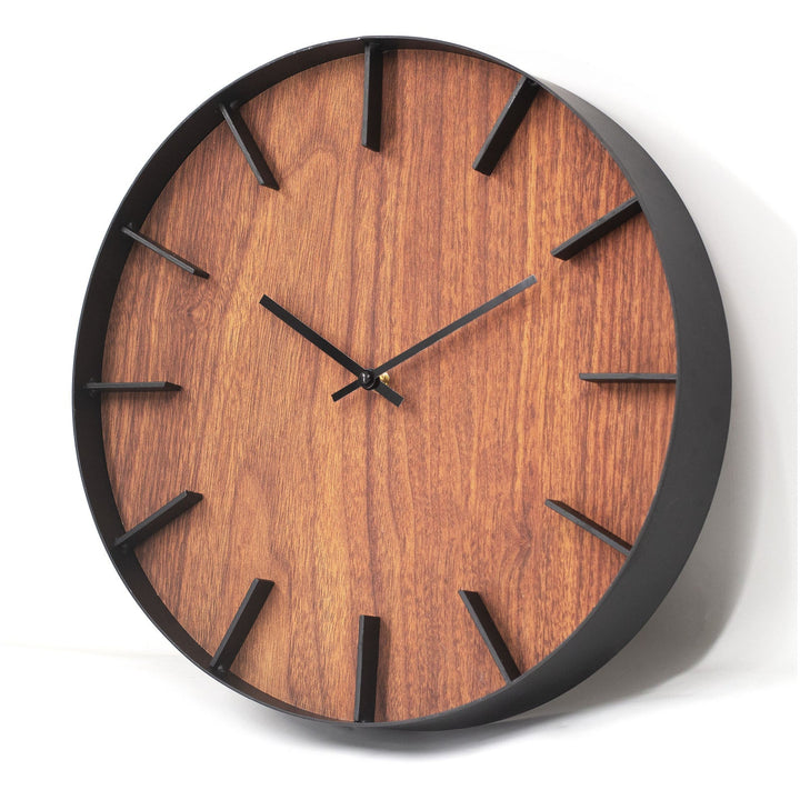 Toki Ryan Minimalist Wooden Wall Clock 40cm 23092 3
