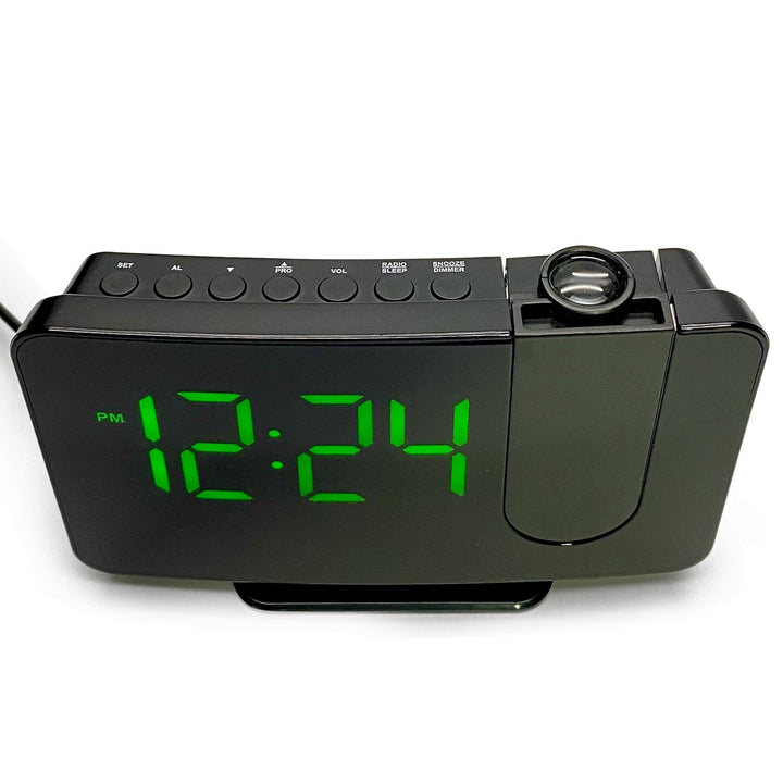 Victory Adras Projector Multifunctional Digital Desk Clock Green 15cm VGW-744green 3