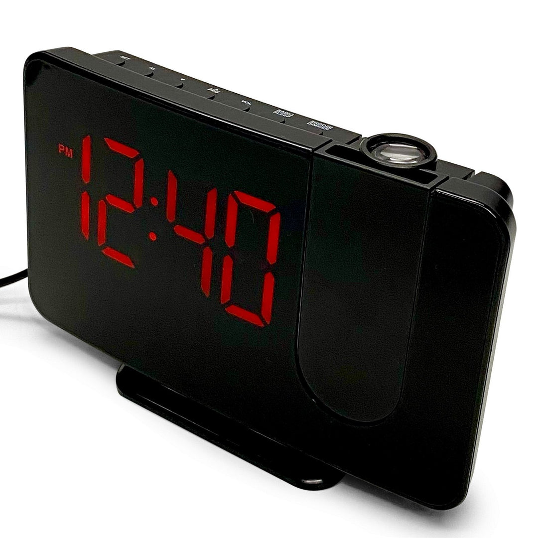 Victory Adras Projector Multifunctional Digital Desk Clock Red 15cm VGW-744red 5