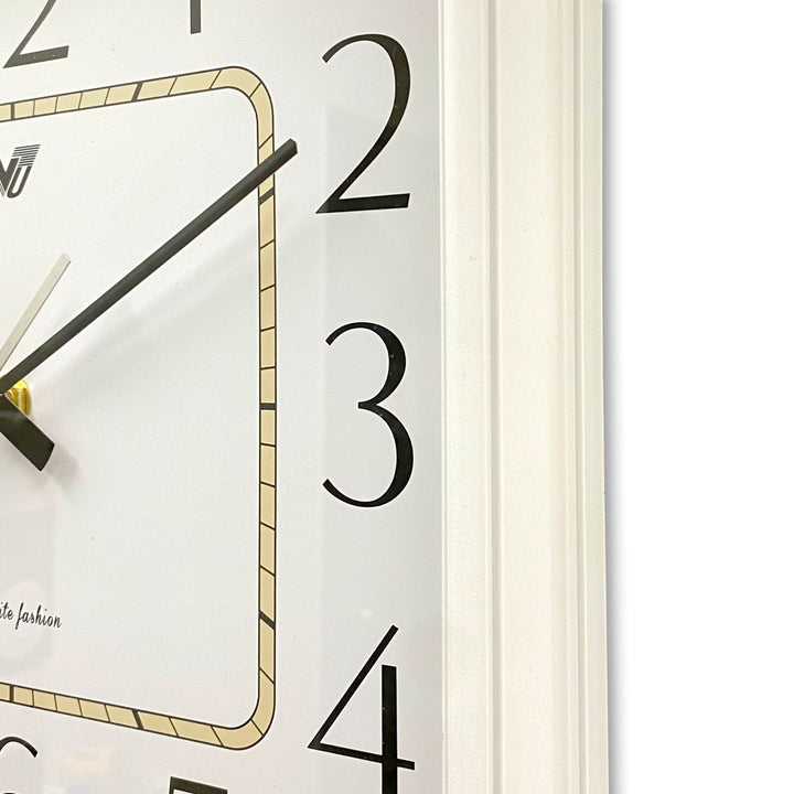 Victory Aldwin Square Wall Clock White 31cm CJK-2477-WHI 5