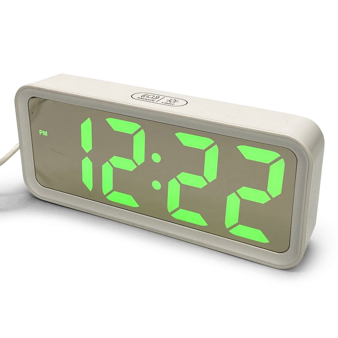 Victory Austere Multifunction LED USB Powered Desk Clock Green 19cm VGW-6508green 3