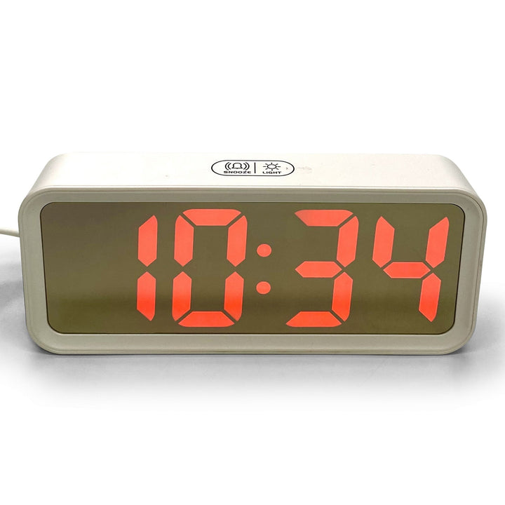 Victory Austere Multifunction LED USB Powered Desk Clock Red 19cm VGW-6508red 1
