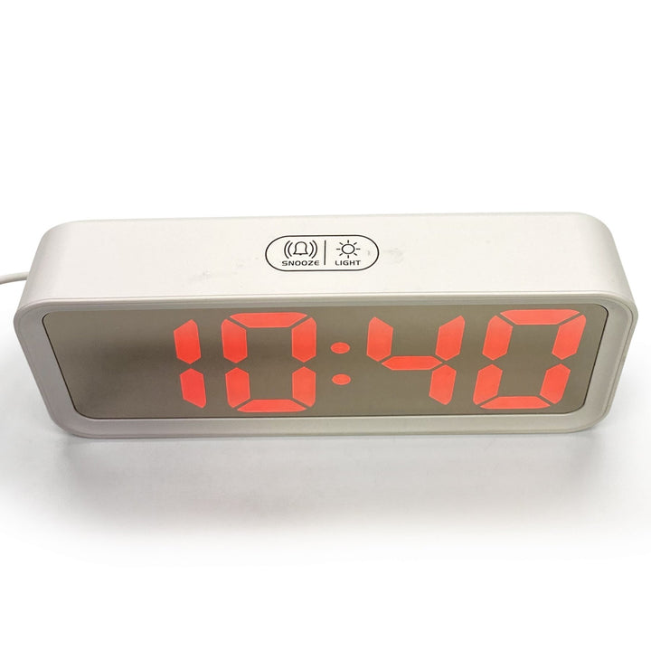 Victory Austere Multifunction LED USB Powered Desk Clock Red 19cm VGW-6508red 2