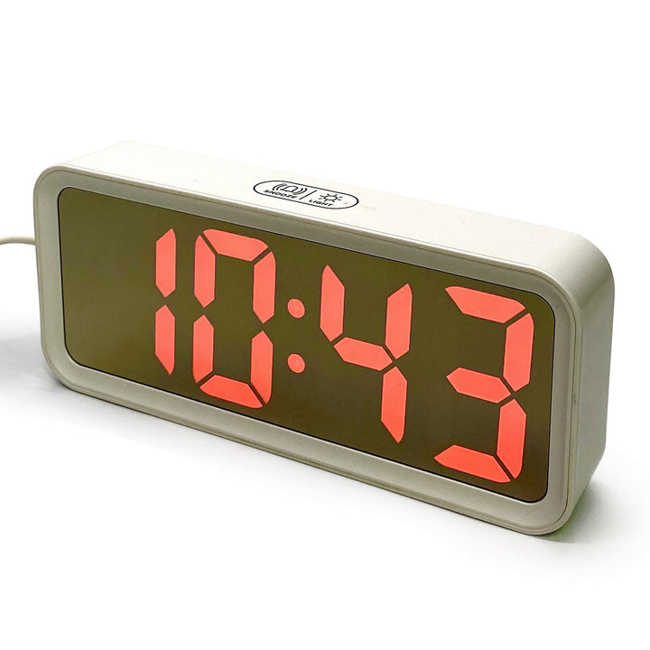 Victory Austere Multifunction LED USB Powered Desk Clock Red 19cm VGW-6508red 3
