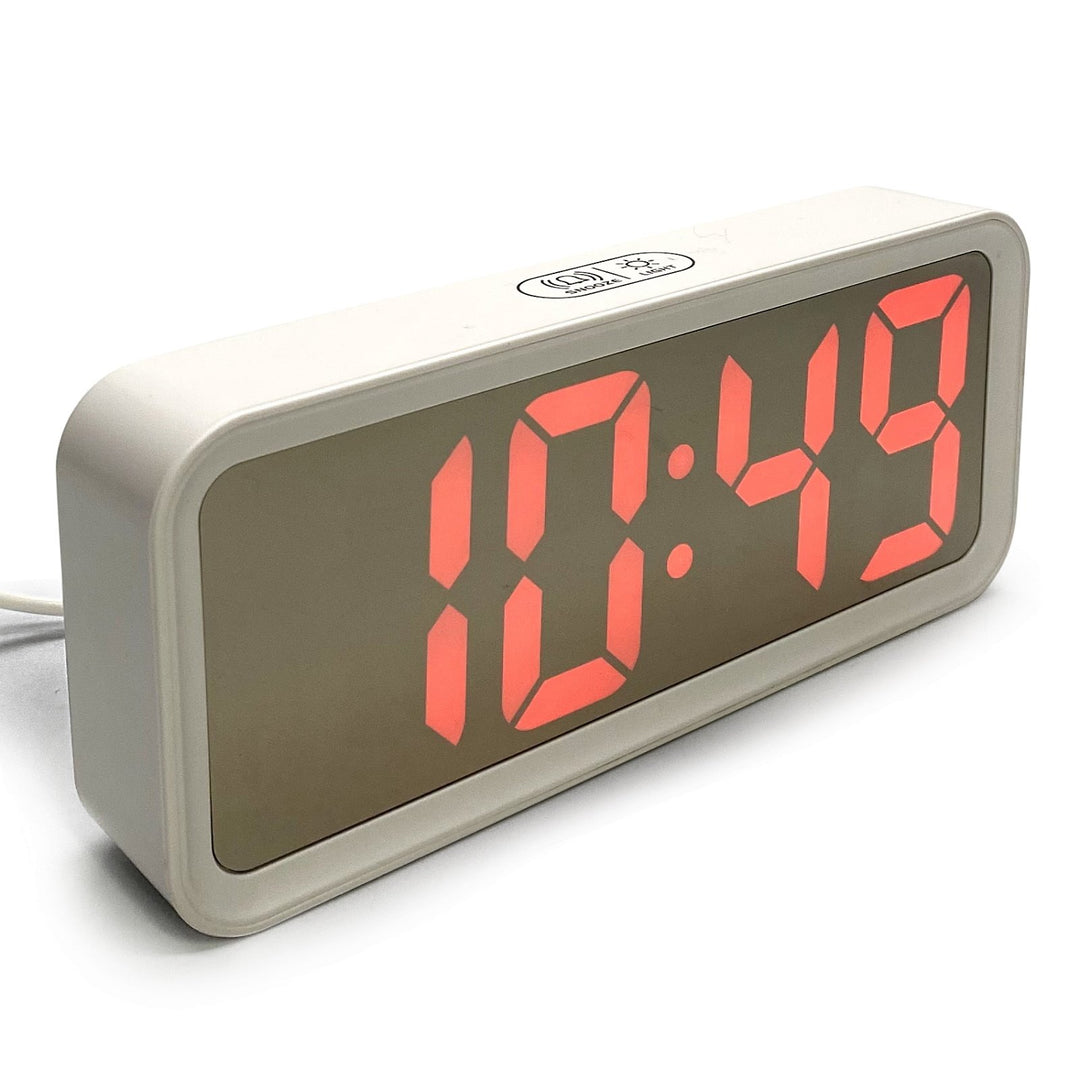 Victory Austere Multifunction LED USB Powered Desk Clock Red 19cm VGW-6508red 4