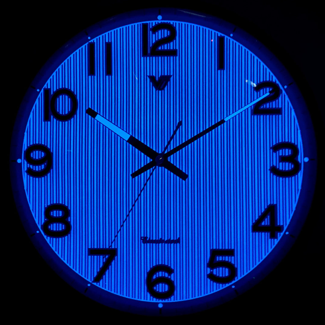 Victory Bonnie Glow In The Dark Wall Clock Brown 33cm CJK-8372-BRO 4