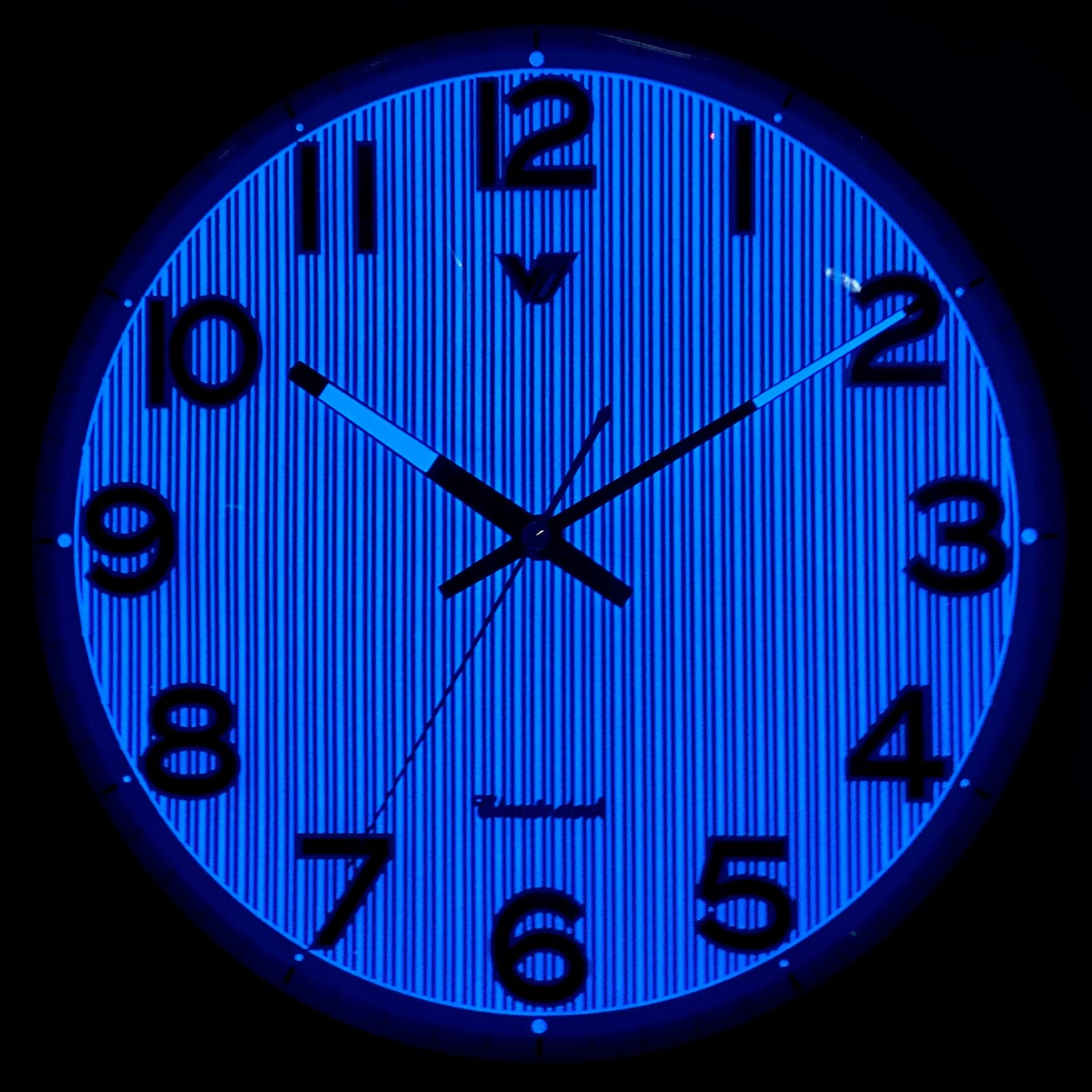 Victory Bonnie Glow In The Dark Wall Clock Brown 33cm CJK-8372-BRO 4
