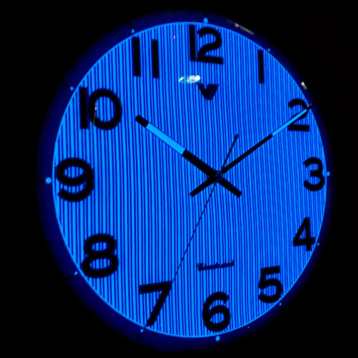 Victory Bonnie Glow In The Dark Wall Clock Brown 33cm CJK-8372-BRO 5