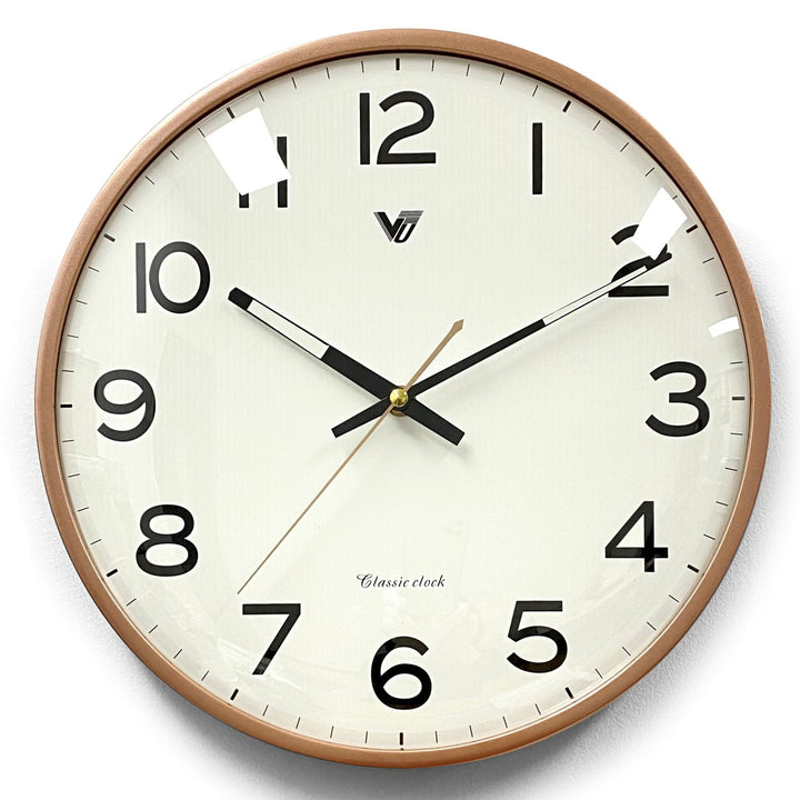 Victory Bonnie Glow In The Dark Wall Clock Gold 33cm CJK-8372-GOL 1