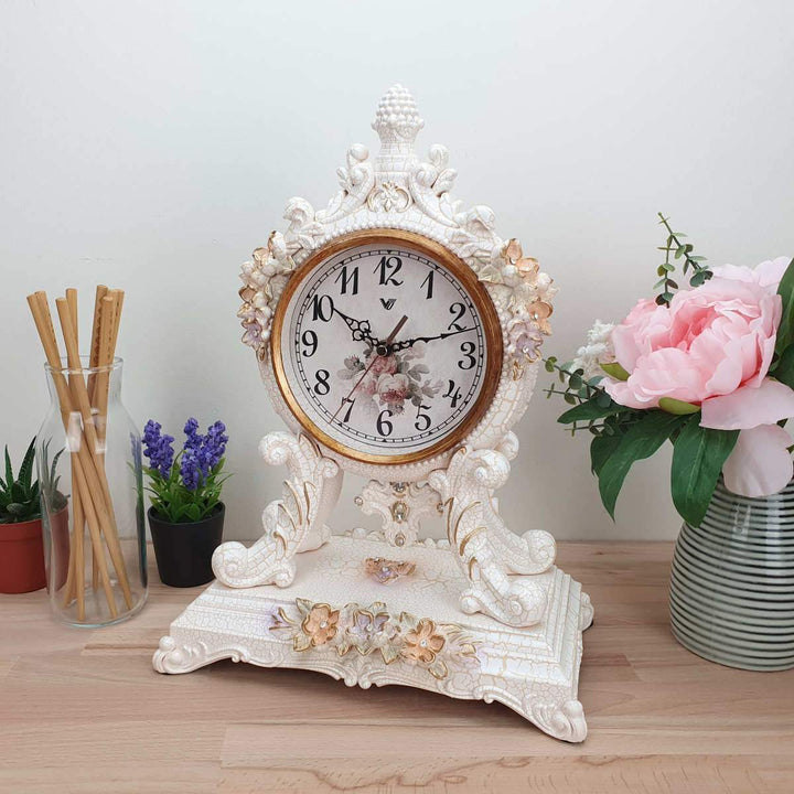 Victory Camila Pendulum Desk Clock Cream 38cm TSS 1485 2