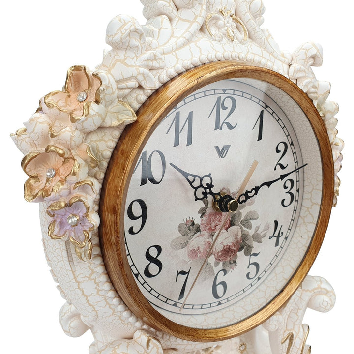 Victory Camila Pendulum Desk Clock Cream 38cm TSS 1485 6