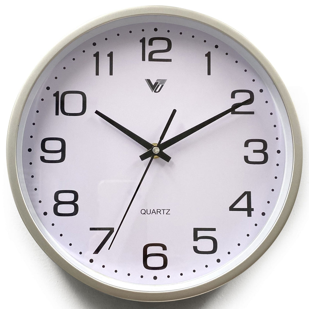 Victory Chester Classic Wall Clock Taupe 21cm CWH-6966-Silver 1