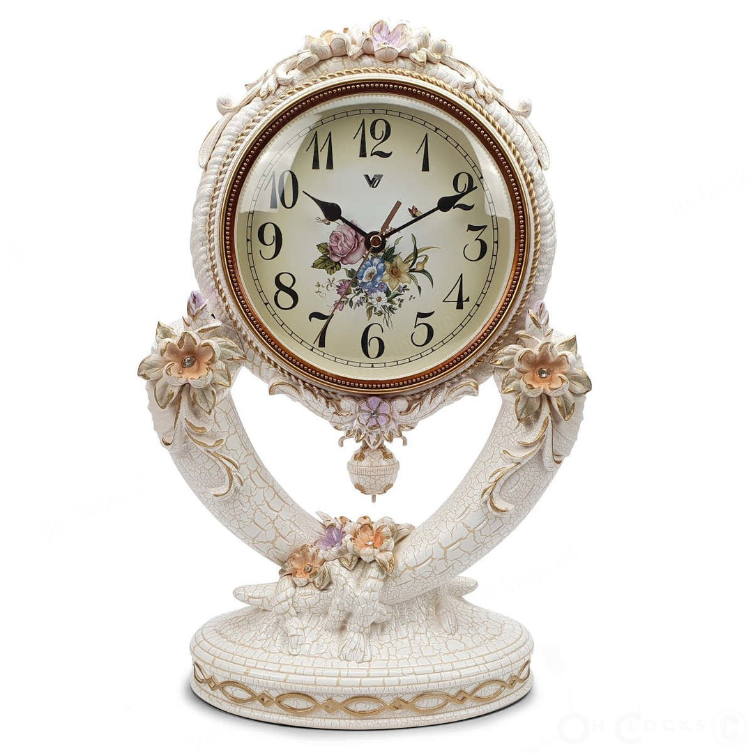 Victory Clara Pendulum Desk Clock Cream 43cm TSS 1482 3