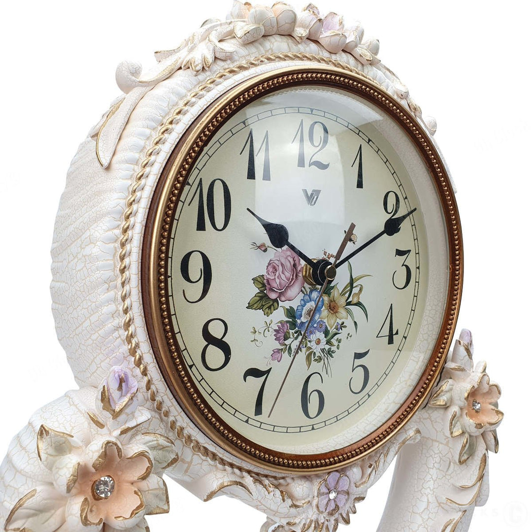 Victory Clara Pendulum Desk Clock Cream 43cm TSS 1482 6