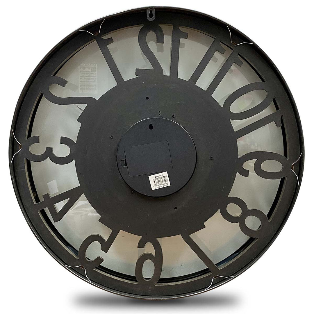 Victory Dionysus Metal Moving Gears Wall Clock 59cm CCM-1733 9