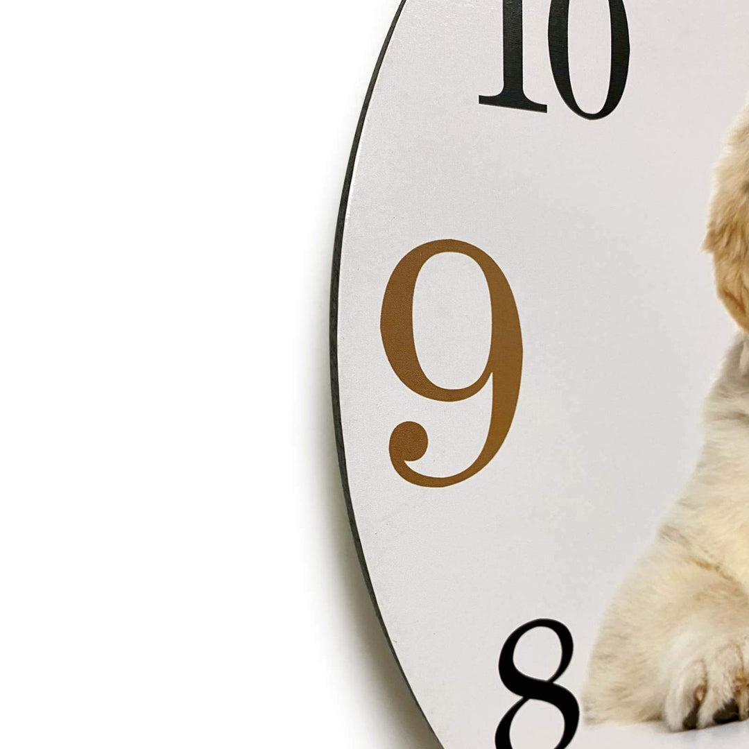 Victory Golden Retriever Open Face Wall Clock 34cm CBA-423H 5