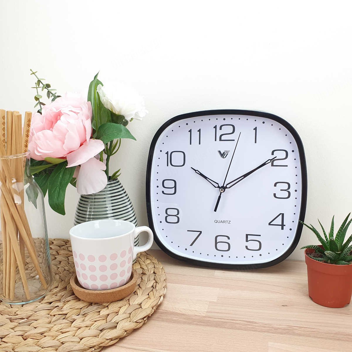 Victory Isaac Wall Clock Black 25cm CWH 6559Black 2