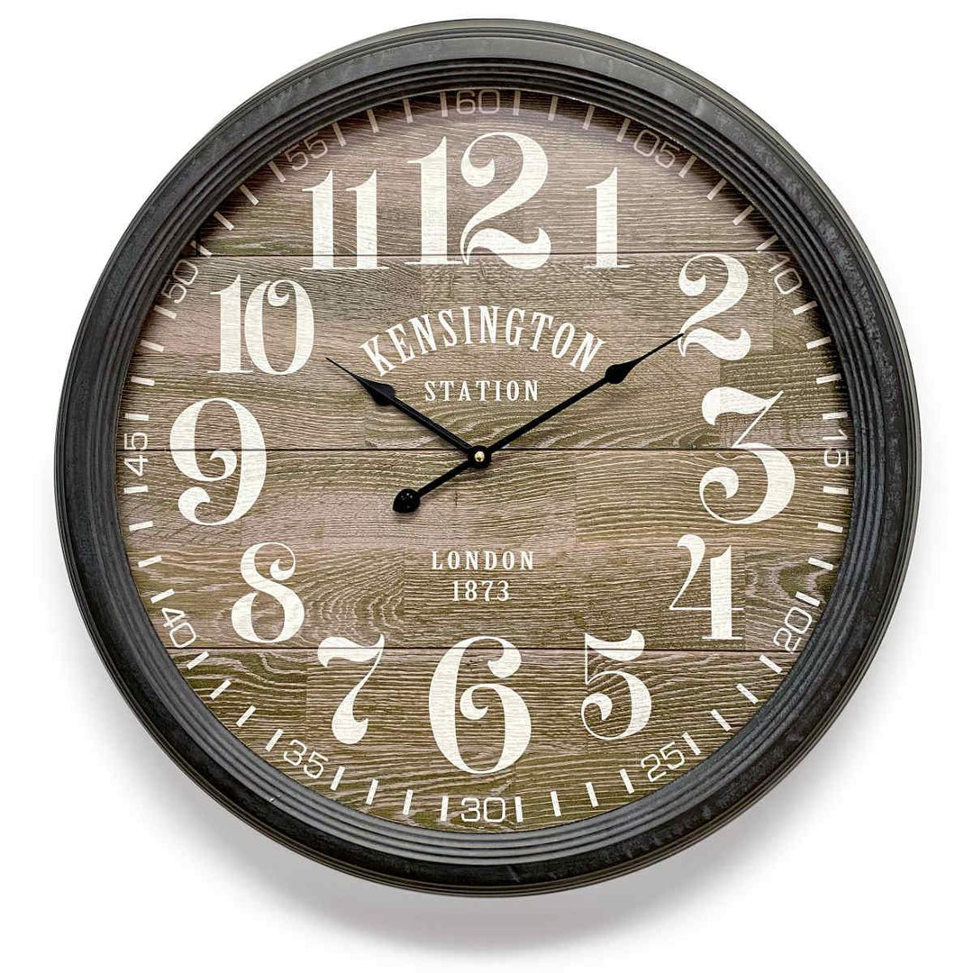 Victory Kensington Station London Metal Wall Clock 60cm CHH-311 1