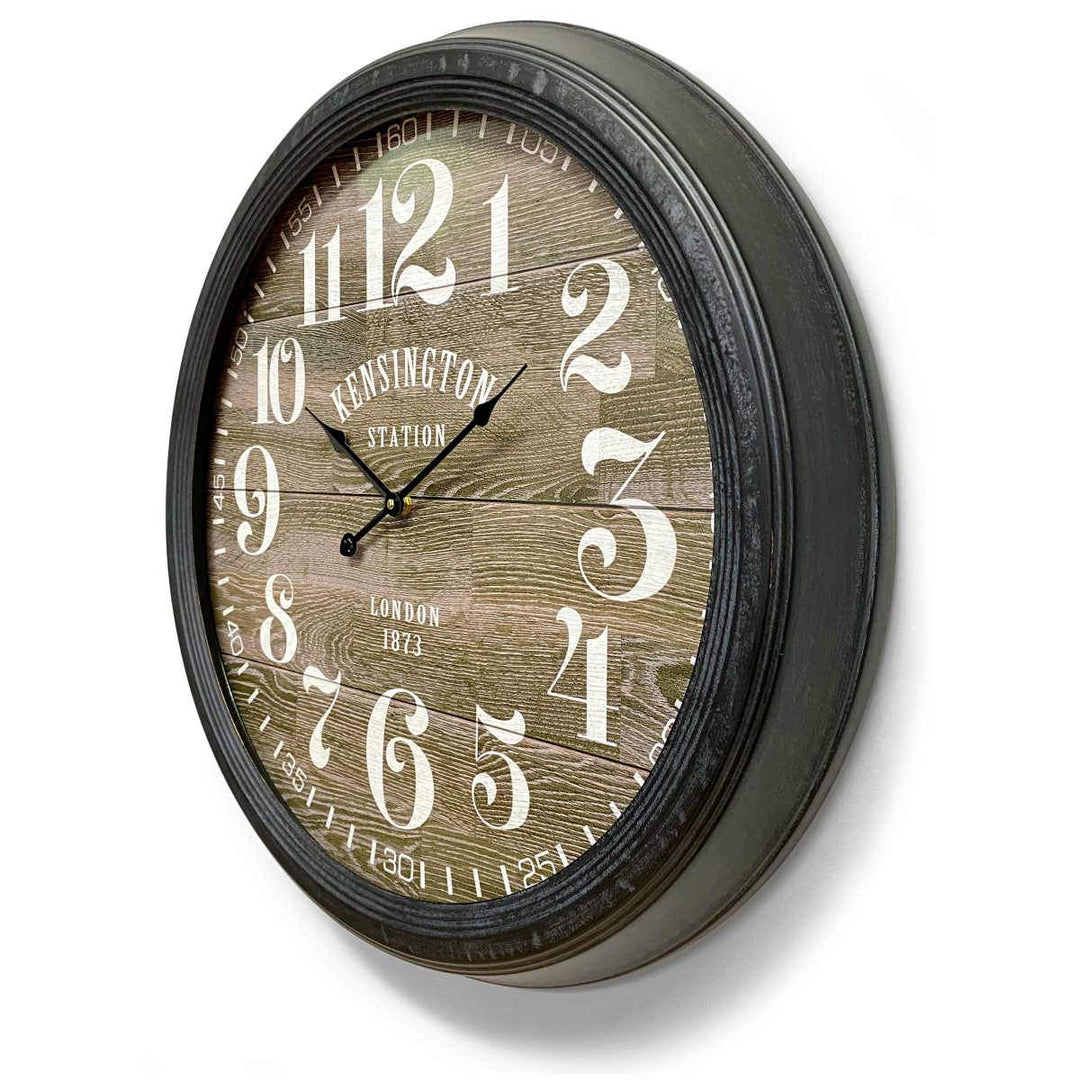 Victory Kensington Station London Metal Wall Clock 60cm CHH-311 2