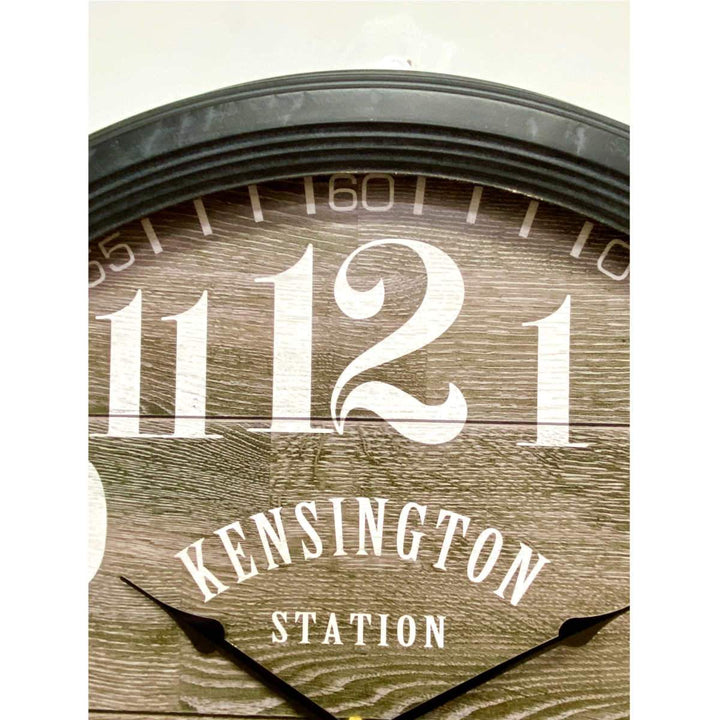Victory Kensington Station London Metal Wall Clock 60cm CHH-311 5
