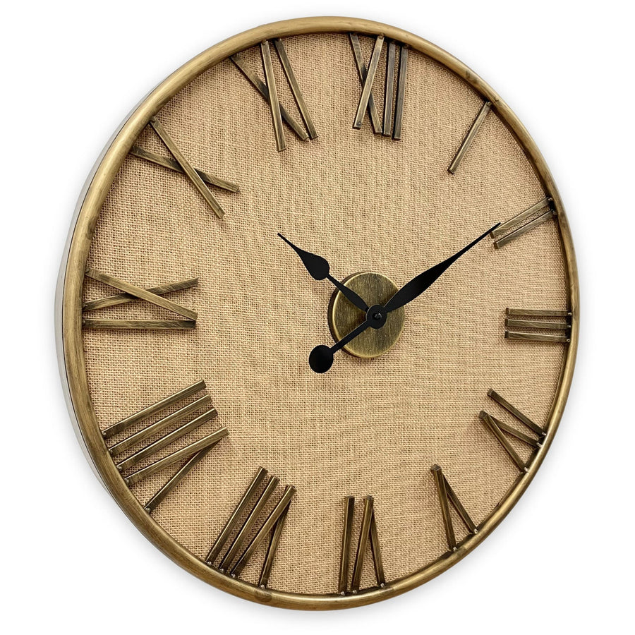 Victory Lianza Open Linen Dial Bronze Metal Wall Clock 60cm CDY-1308 1