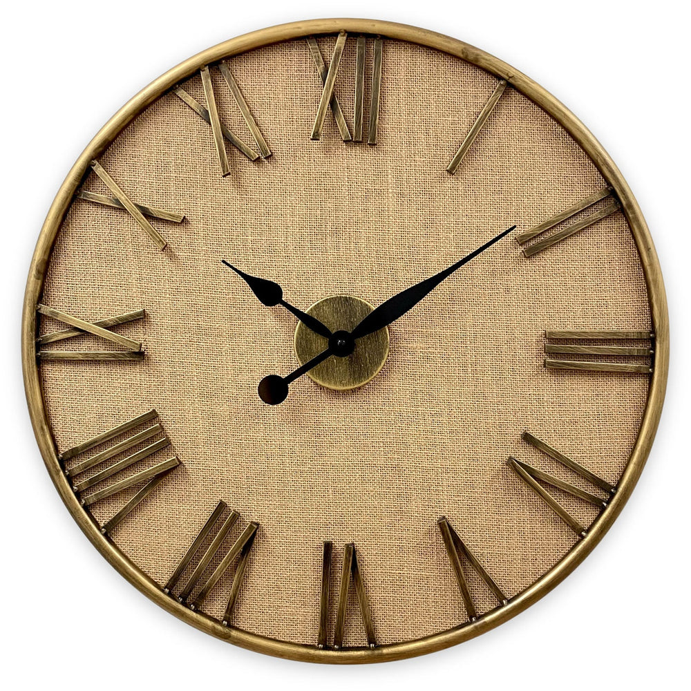 Victory Lianza Open Linen Dial Bronze Metal Wall Clock 60cm CDY-1308 2
