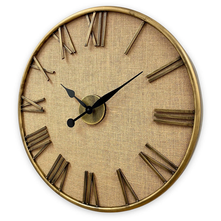 Victory Lianza Open Linen Dial Bronze Metal Wall Clock 60cm CDY-1308 3