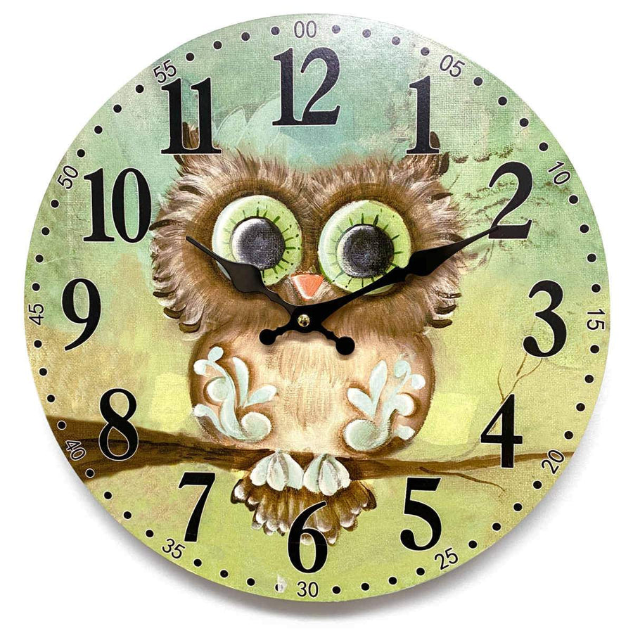 Victory Owl Wall Clock 34cm CBA-423E 1