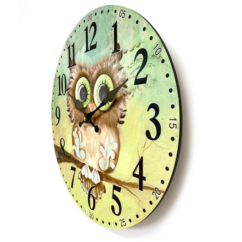 Victory Owl Wall Clock 34cm CBA-423E 2