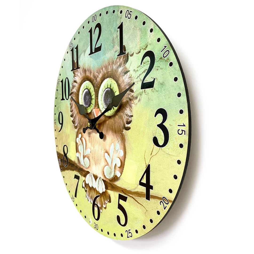 Victory Owl Wall Clock 34cm CBA-423E 2