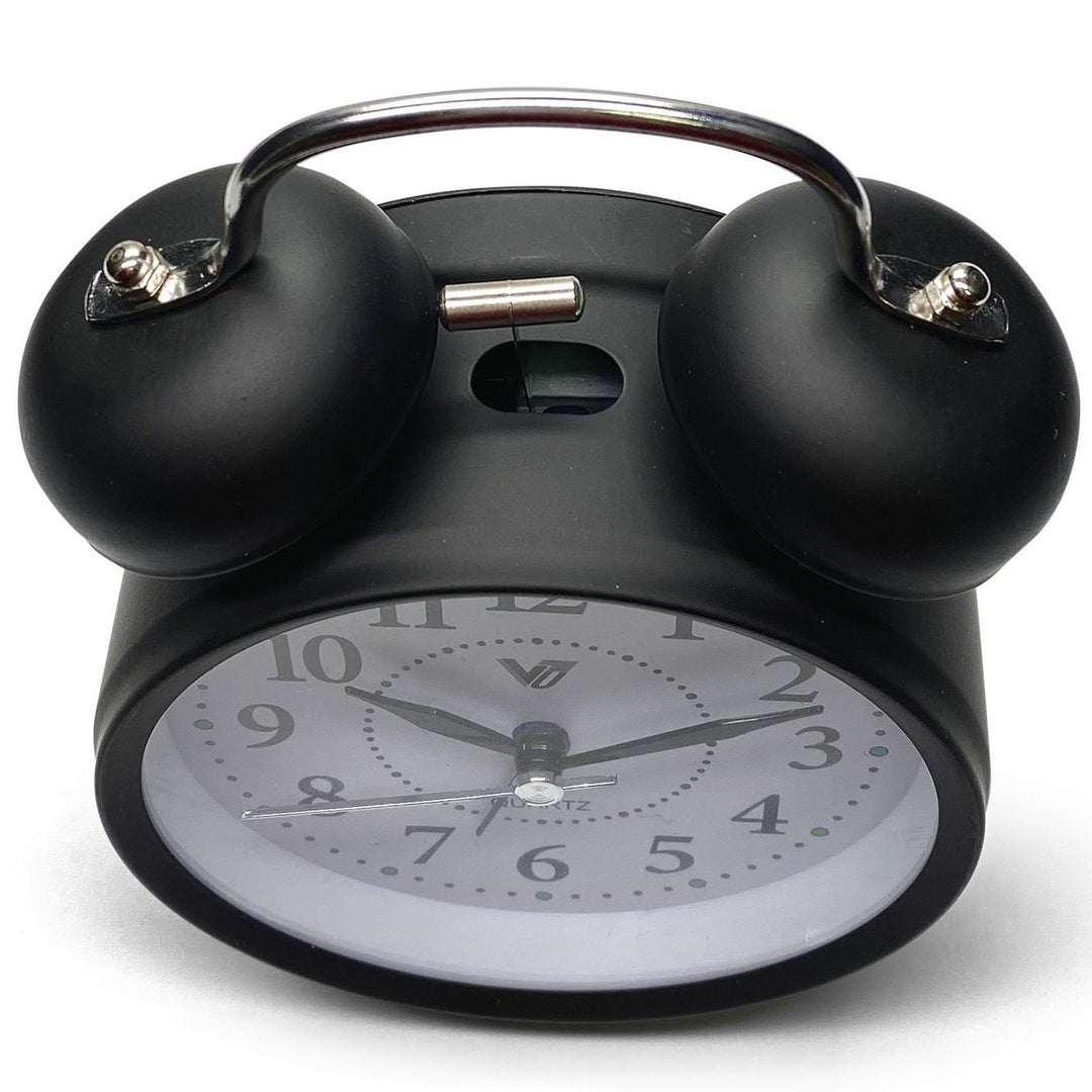 Victory Ricki Mechanical Twin Bell Alarm Clock Black 17cm TGH-S39Black 6