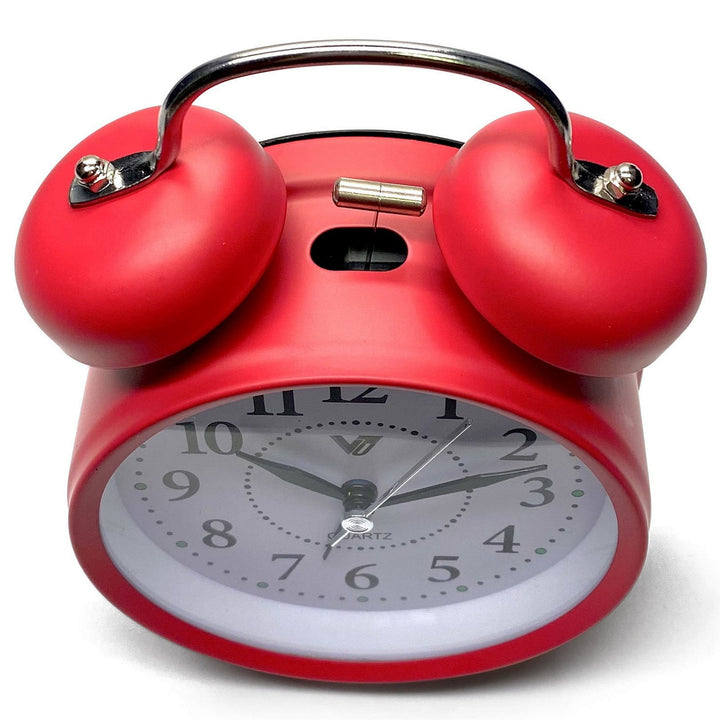 Victory Ricki Mechanical Twin Bell Alarm Clock Red 17cm TGH-S39Red 6