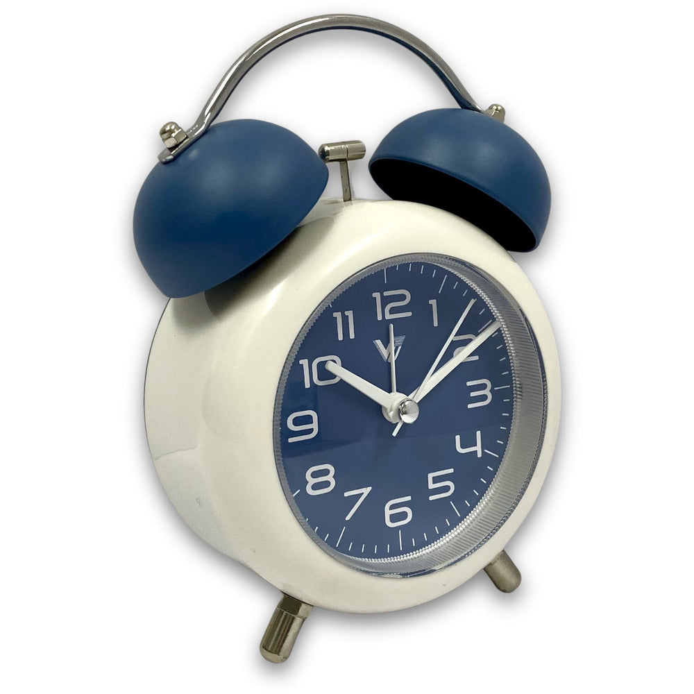 Victory Roly Poly Twin Bell Alarm Clock Blue 14cm TGH-F18BL 2