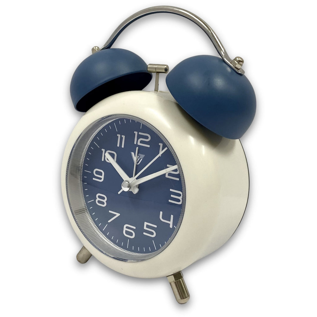Victory Roly Poly Twin Bell Alarm Clock Blue 14cm TGH-F18BL 3