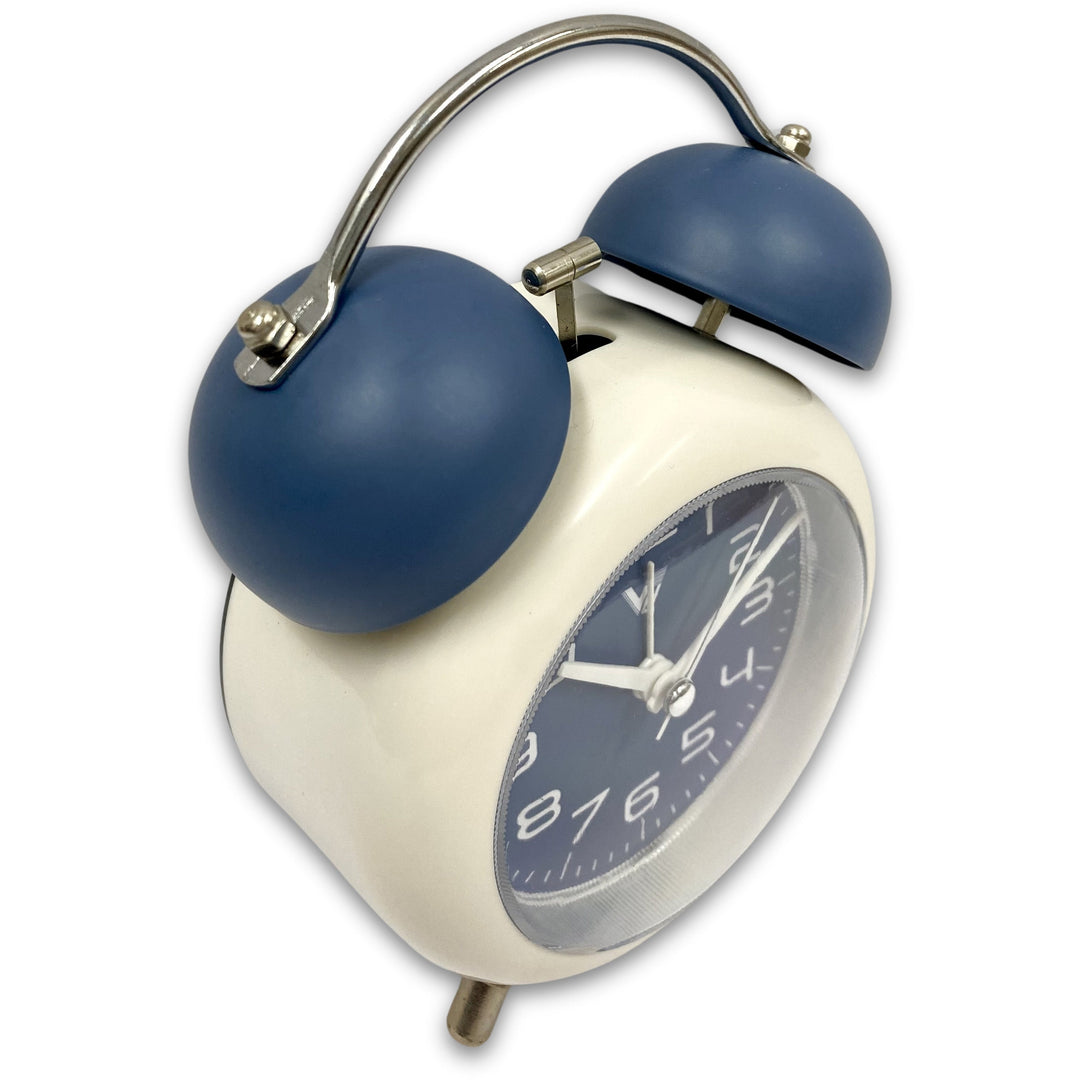 Victory Roly Poly Twin Bell Alarm Clock Blue 14cm TGH-F18BL 5