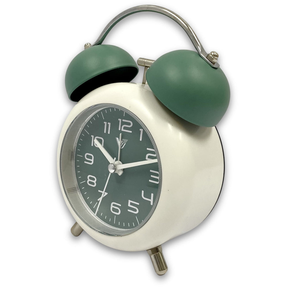 Victory Roly Poly Twin Bell Alarm Clock Green 14cm TGH-F18G 2