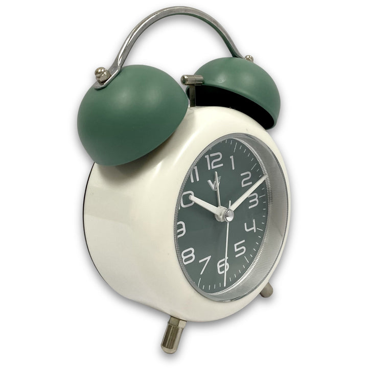 Victory Roly Poly Twin Bell Alarm Clock Green 14cm TGH-F18G 3