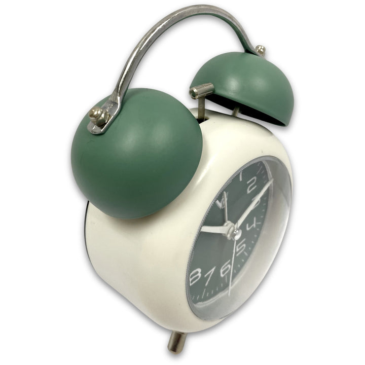 Victory Roly Poly Twin Bell Alarm Clock Green 14cm TGH-F18G 5