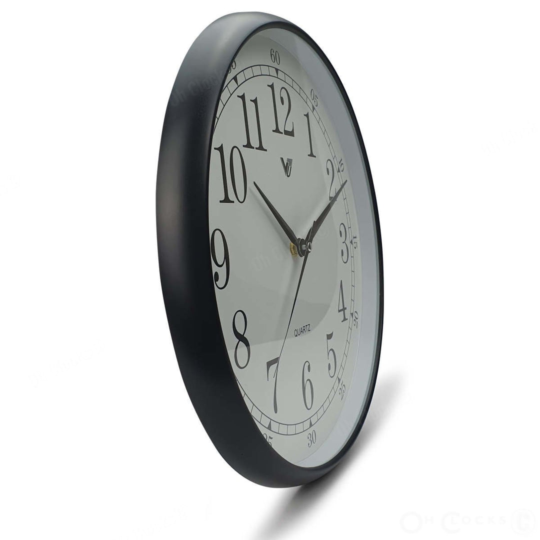 Victory Wyatt Wall Clock Black 33cm CWH 6228Black 4
