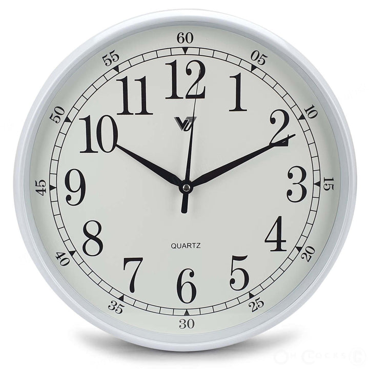 Victory Wyatt Wall Clock White 33cm CWH 6228White 3