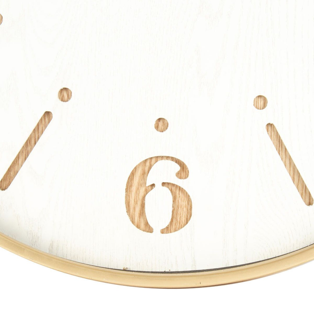 Yearn Aura Distressed Gold Metal Wall Clock 60cm 11731CLK 4