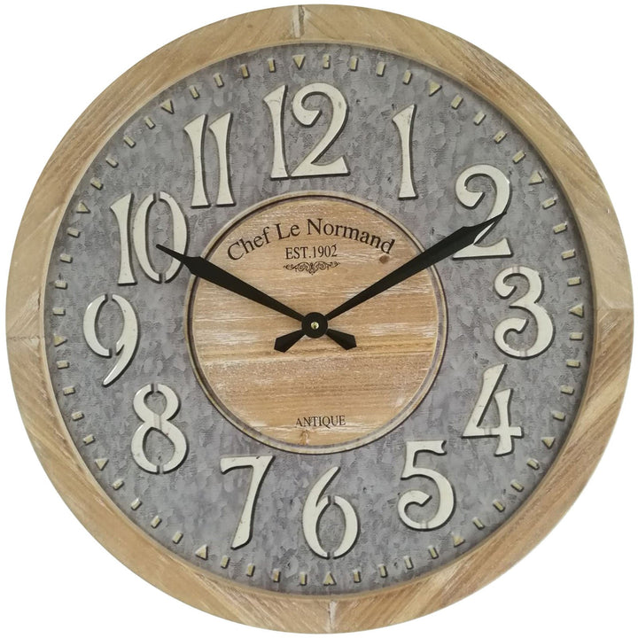 Yearn Chef le Normand Industrio Chic Wall Clock 60cm 24330CLK 2