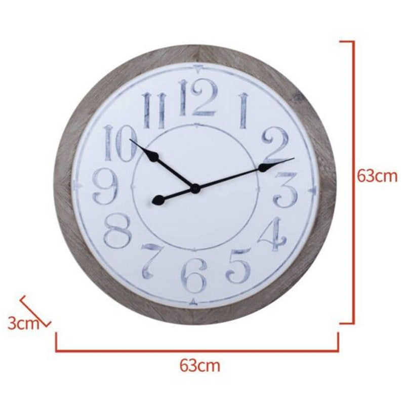 Yearn Hamptons Beach House Wall Clock White 63cm 90207CLK 2