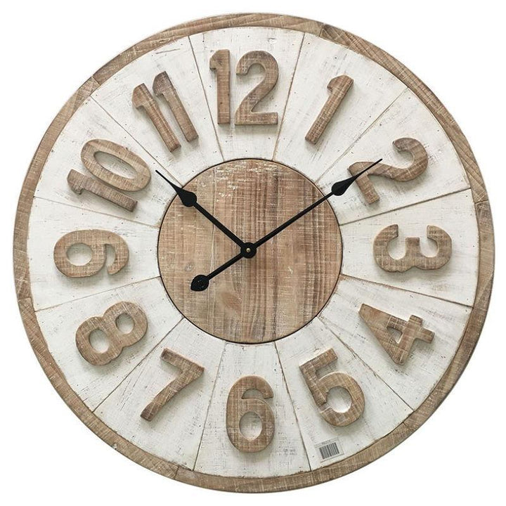 Yearn Hamptons Giro Distressed Wall Clock 70cm 11721CLK 2